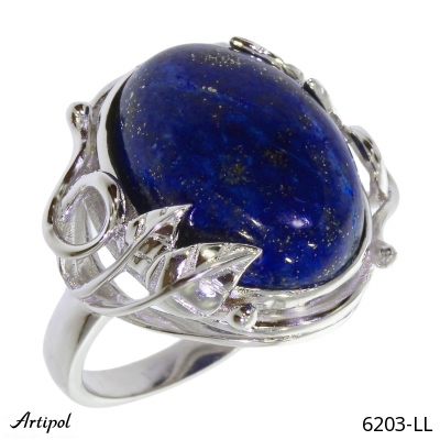 Bague 6203-LL en Lapis-lazuli véritable