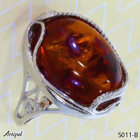 Bague 5011-B en Ambre véritable