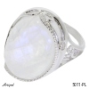 Ring 5011-PL with real Moonstone