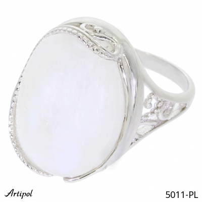 Ring 5011-PL with real Moonstone
