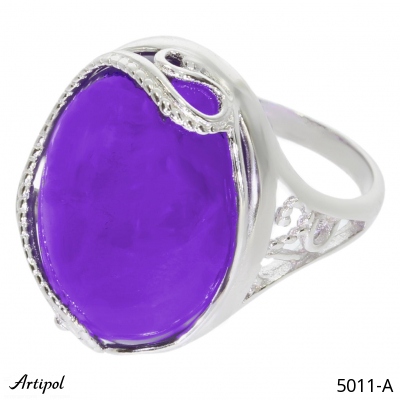 Ring 5011-A with real Amethyst