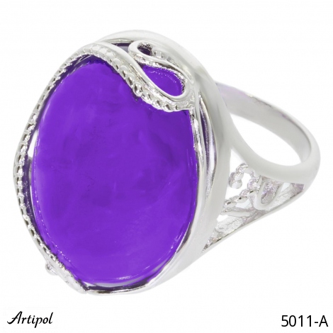 Ring 5011-A with real Amethyst