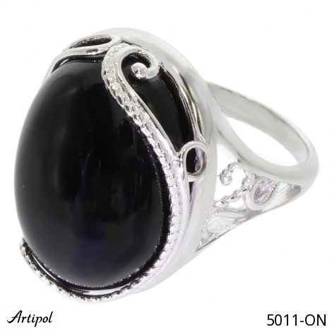 Ring 5011-ON with real Black Onyx