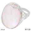 Ring 5011-QR mit echter Rosenquarz