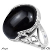 Ring 6601-ON with real Black Onyx