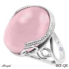 Ring 6601-QR with real Rose Quartz
