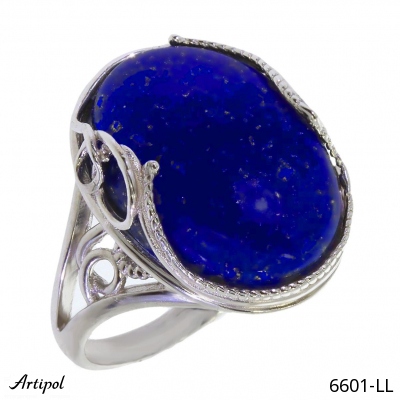 Ring 6601-LL with real Lapis lazuli