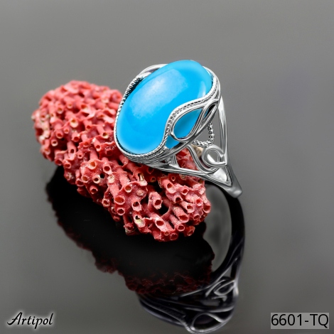 Ring 6601-TQ with real Turquoise