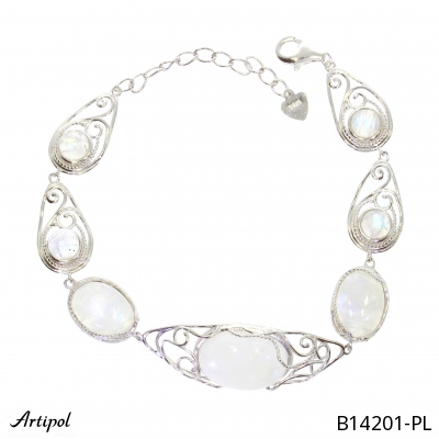 Bracelet B14201-PL en Pierre de lune véritable
