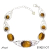 Bracelet B14201-OT with real Tiger’s Eye