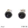 Boucles d'oreilles E1801-ON en Onyx noir véritable