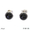 Earrings E1801-ON with real Black Onyx
