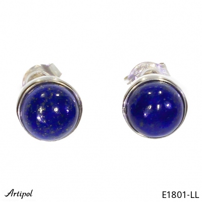 Earrings E1801-LL with real Lapis lazuli