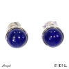 Earrings E1801-LL with real Lapis lazuli