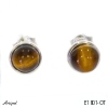 Earrings E1801-OT with real Tiger’s Eye