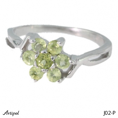 Bague J02-P en Péridot véritable