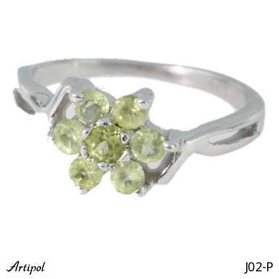 Bague J02-P en Peridot véritable