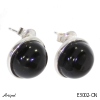 Earrings E3002-ON with real Black Onyx