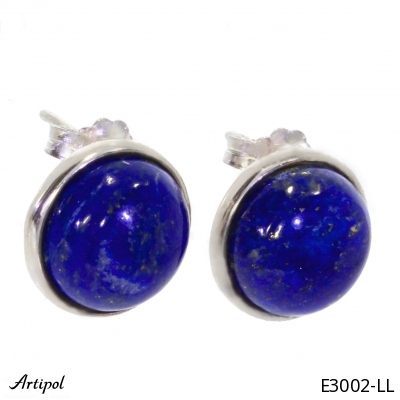 Earrings E3002-LL with real Lapis lazuli