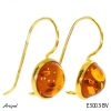 Boucles d'oreilles E3003-BV en Ambre véritable