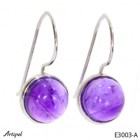 Boucles d'oreilles E3003-A en Améthyste véritable