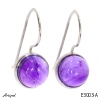 Ohrringe E3003-A mit echter Amethyst