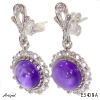Boucles d'oreilles E3408-A en Améthyste véritable