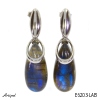 Earrings E6203-LAB with real Labradorite