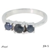 Ring J04-S with real Sapphire