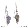 Boucles d'oreilles E3804-LAB en Labradorite véritable