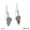 Earrings E3804-LAB with real Labradorite