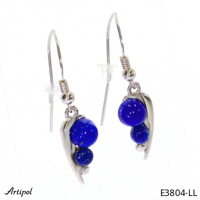 Earrings E3804-LL with real Lapis lazuli
