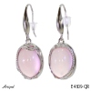 Earrings E4609-QR with real Rose Quartz