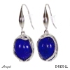 Earrings E4609-LL with real Lapis lazuli