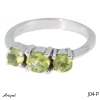 Ring J04-P with real Peridot