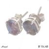 Earrings Ef15-LAB with real Labradorite