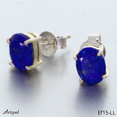 Boucles d'oreilles EF15-LL en Lapis-lazuli véritable