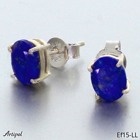 Earrings EF15-LL with real Lapis lazuli