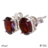 Earrings EF15-G with real Garnet