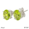 Ohrringe EF15-P mit echter Peridot