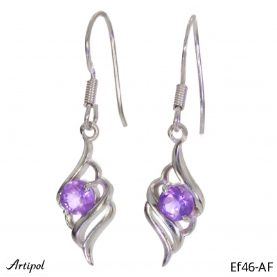 Ohrringe EF46-AF mit echter Amethyst