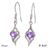 Ohrringe EF46-AF mit echter Amethyst