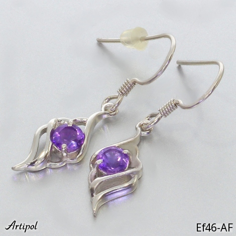 Ohrringe EF46-AF mit echter Amethyst