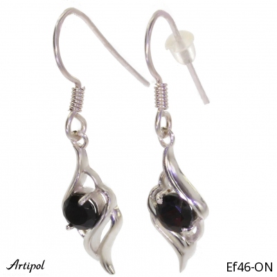 Earrings EF46-ON with Black Onyx