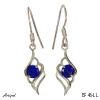 Earrings EF46-LL with real Lapis lazuli