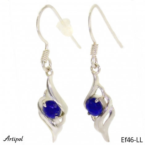 Boucles d'oreilles EF46-LL en Lapis-lazuli véritable