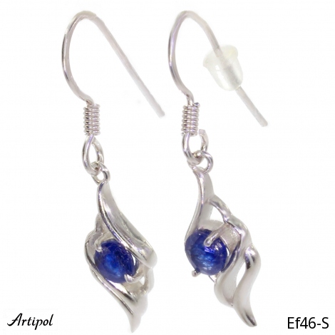 Earrings EF46-S with real Sapphire