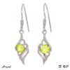 Boucles d'oreilles EF46-P en Péridot véritable