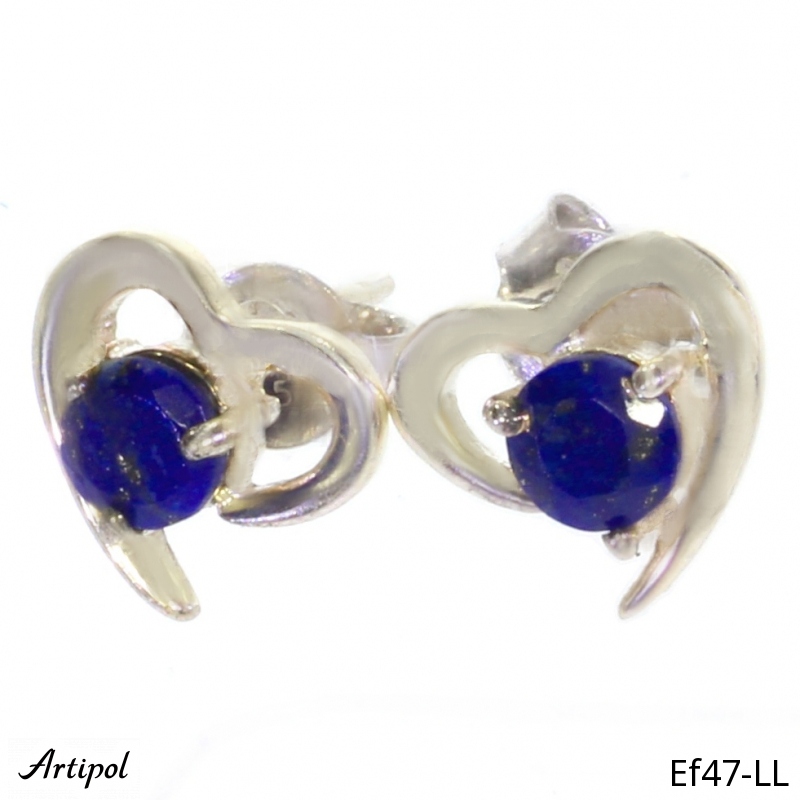 Earrings EF47-LL with real Lapis lazuli