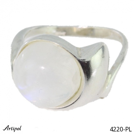 Ring 4220-PL with real Rainbow Moonstone